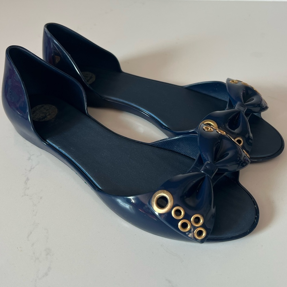 Melissa Peep Toe Flats